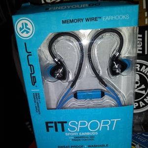 *NIB* JLab "Fit Sport" Bluetooth Wireless Ear buds